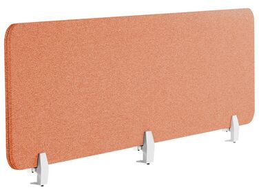 Työpöydän väliseinä vaalea punainen 180 x 40 cm WALLY