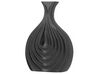 Stoneware Decorative Vase 25 cm Black THAPSUS_734339
