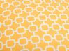 Gartenkissen gelb geometrisches Muster 40 x 70 cm ASTAKOS_752281