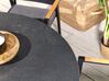 Okrúhly záhradný stôl ⌀ 120 cm čierny MALETTO_844096