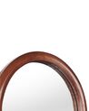 Stehspiegel Paulowniaholz dunkelbraun oval 30 x 150 cm CHELLES_830374