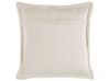 Set of 2 Cotton Cushions Oriental Pattern 45 x 45 cm Black and White ATABAGI_802278