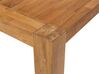 Stół do jadalni dębowy 180 x 85 cm jasne drewno NATURA_741326