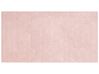 Koberec z umelej zajačej kožušiny 80 x 150 cm ružový THATTA_866757