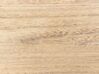 Mesa de cabeceira com 1 gaveta em rattan cor de madeira clara ESTO_845550