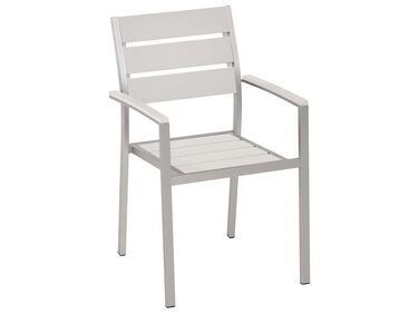 Krzesło ogrodowe białe VERNIO