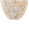 Vaso terracotta beige e bianco 39 cm CYRENA_850407