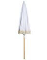 Parasol de jardin ⌀ 150 cm blanc MONDELLO_848542