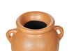 Vase décoratif en terre cuite orange 42 cm DABONG_894054