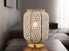Moroccan Lantern Table Lamp White SOMES _863785