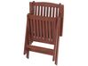 Zestaw ogrodowy drewno akacjowe stół i 6 krzeseł TOSCANA z parasolem (12 opcji do wyboru)_858464