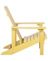 Krzesło ogrodowe żółte ADIRONDACK_728493