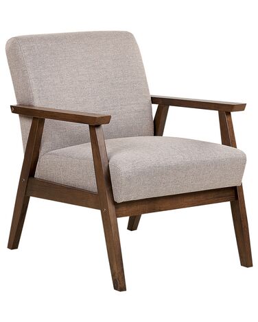 Fauteuil stof taupe ASNES