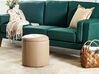 Pouf contenitore in ecopelle beige MARYLAND_891984