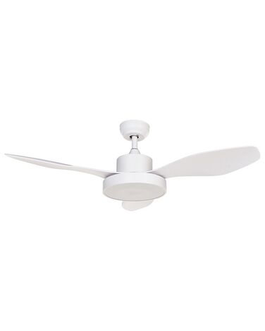 Ceiling Fan with Light White BANDERAS