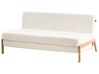 Boucle Sofa Bed White EDLAND_899473