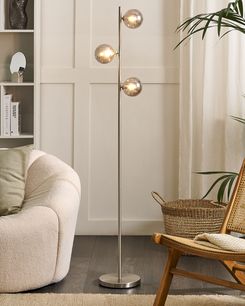 Lattiavalaisin 3 polttimoa teräs hopea RAMIS Lattiavalaisin 3 polttimoa teräs hopea RAMIS