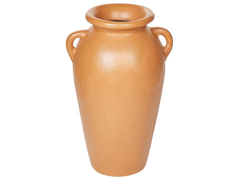 Dekorativní váza terakota 42 cm oranžová DABONG_894052