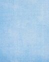 Teppich Viskose hellblau 160 x 230 cm Kurzflor GESI II_811535