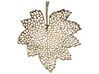 Set of 3 Trinket Dishes Maple Leaf Gold PEMALI_848968