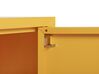 2 Door Metal Sideboard Yellow URIA_826164