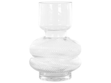 Bloemenvaas transparant glas 24 cm RODIA