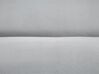Sofá 3 plazas reclinable manual de terciopelo gris claro VERDAL_835000
