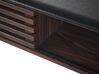 Tavolino consolle legno scuro 110 x 40 cm PERTH_832809