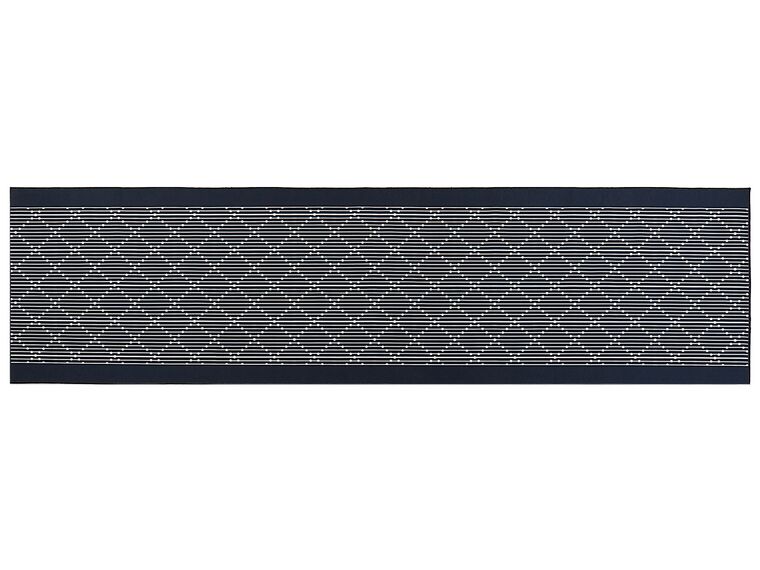 Vloerkleed polyester grijs 80 x 300 cm CHARVAD_831714