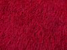2 poduszki dekoracyjne włochacze 45 x 45 cm czerwone CIDE_801776