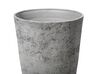 Conjunto de 2 vasos para plantas em pedra cinzenta 35 x 35 x 50 cm CAMIA_841600