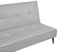 Fabric Sofa Bed Light Grey ESSVIK_894354