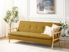 Canapé-lit en tissu jaune TJORN_902873