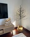 Outdoor Weihnachtsbeleuchtung LED schwarz Tannenbaum 150 cm IKOLA_895701