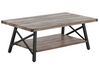 Coffee Table with Shelf Taupe Wood CARLIN_751628