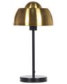 Tischlampe gold / schwarz 44 cm rund SENETTE_822327