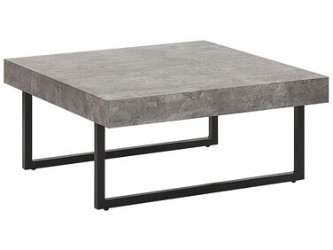 Mesa de centro com efeito de cimento cinzento 75 x 75 cm DELUZ