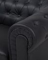 Faux Leather Armchair Black CHESTERFIELD Big_709448