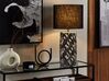Keramická stolní lampa stříbrná/černá SELJA_825684