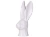 Figura decorativa com forma de coelho cerâmico branco 26 cm GUERANDE_798646
