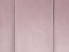 Soffa 3-sits sammet rosa ALSVAG_732240