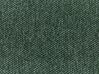 Left Hand 2 Seater Fabric Corner Sofa Dark Green BREDA_895027