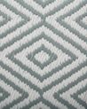 Outdoor Teppich hellgrün 90 x 150 cm geometrisches Muster Kurzflor SIKAR_716043