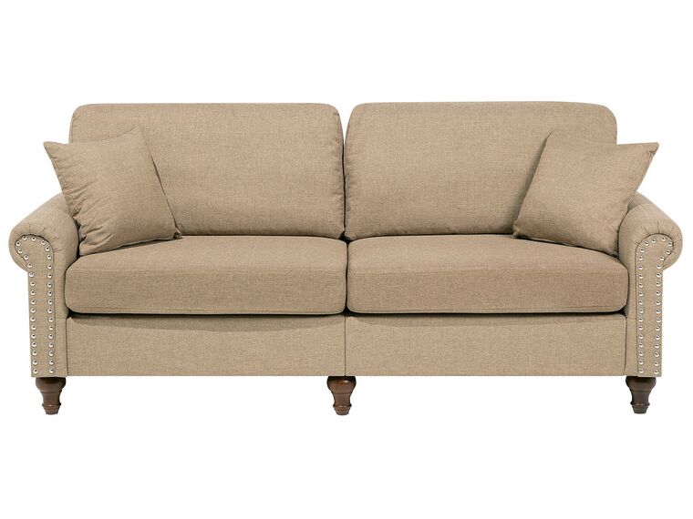 3-istuttava sohva kangas hiekanruskea OTRA II_803802
