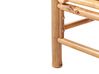 Conjunto esquinero de jardín 5 plazas con sillón de bambú gris pardo CERRETO_908905