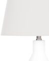 Keramická stolní lampa bílá LAMBRE_878600