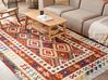 Vlněný kelimový koberec 200 x 300 cm vícebarevný OSHAKAN_859527