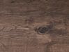 Bureau effet bois foncé avec 2 tiroirs 120 x 50 cm HARWICH _808065