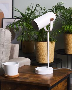 Pöytävalaisin metalli valkoinen TYRIA Pöytävalaisin metalli valkoinen TYRIA