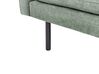 Conjunto de sofás 5 lugares com repousa-pés em tecido verde claro VINTERBRO_906818